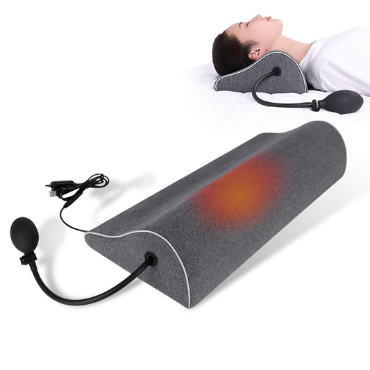 Relief Lab™ Heated Cervical Memory Foam Neck Pillow
